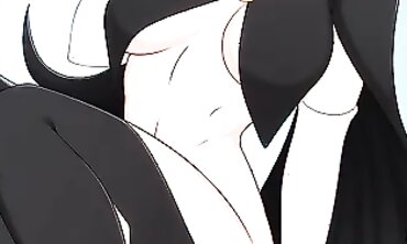Light and Dark Finale: Palutena & Bayonetta Hentai JOI Animation