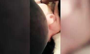 Ditzy BBW Ex-Wife Gets Blown and Eaten in Wild Threesome