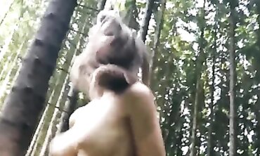 May and Mo Juggle Ample Natural Breasts Outdoors in 1080p