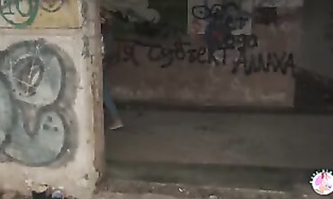 Redhead Amateur POV Blowjob in a Deserted Palace