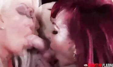 Alura Jenson and Sexy Vanessa in a Wild Blonde Foursome