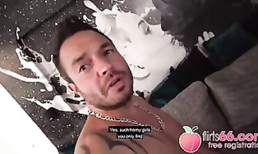 German Legal SUBLISA Gets Rough POV Blowjob and Deep Throat