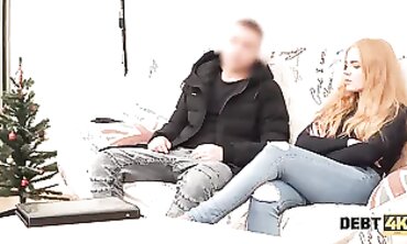 Lucky Bro Uses Redhead For Debt