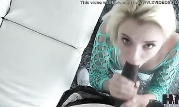 Platinum-Blonde Riley Star Takes Jax Slayher's BBC