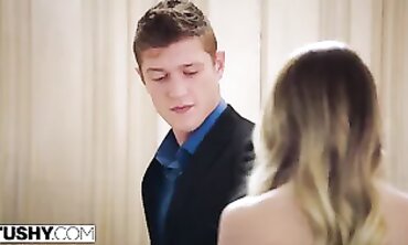 Anal Invasion - Hot Blonde Babe Gets Her Ass Fucked By Stepbrother's Dad