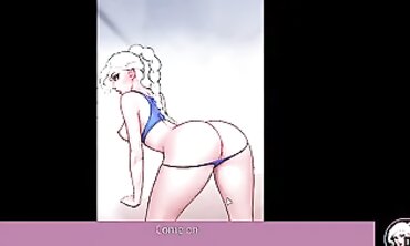 Elsa's Animated Booty Training with CumingGaming