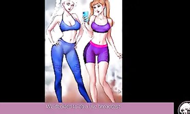 Elsa's Animated Booty Training with CumingGaming