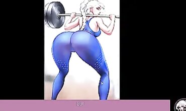 Elsa's Animated Booty Training with CumingGaming