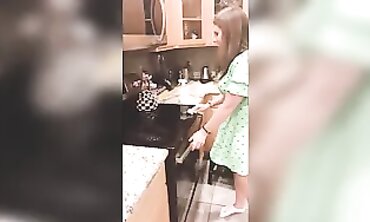 Kitchen Sex Adventure - Hot Couple Fingering Each Other's Asses