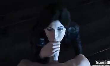 Lara Croft SFM Compilation: Rough Anal & Blowjob