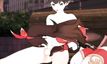 Amber Cosplay Gets Head Nutted to the Face