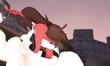 Amber Cosplay Gets Head Nutted to the Face