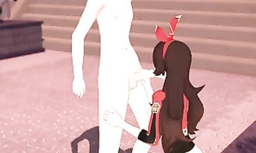 Amber Cosplay Gets Head Nutted to the Face