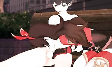 Amber Cosplay Gets Head Nutted to the Face