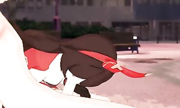 Amber Cosplay Gets Head Nutted to the Face