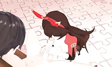 Amber Cosplay Gets Head Nutted to the Face