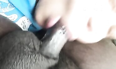 Ebony Interracial Blowjob And Facial Cumshot Christmas Special