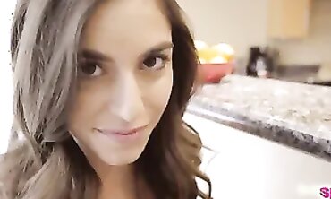 POV: Creeping Around With My Petite Step Sis