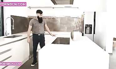 Latina Cutie Apolonia Lapiedra Gets Hardcore Screwed by Bearded Eric Manly