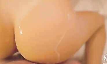 Fresh From The Shower Brunette POV Blowjob And Rimming