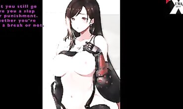 Tifa Turns You Into Her Bi-atch: Jerk Off Instructions