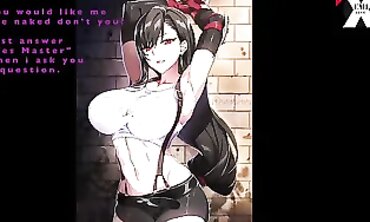 Tifa Turns You Into Her Bi-atch: Jerk Off Instructions