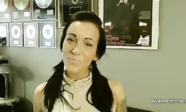 Chantelle Fox Gives a Mature Man a Rough Blowjob and Ass Licking
