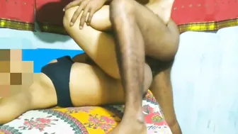 Amateur Indian Wife Tears Up During Christmas Morning Anal Sex with Husband