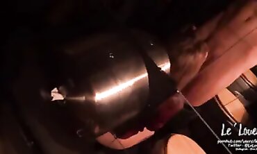 Alexis Fucks in a Public Restroom at a Nightclub