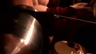 Alexis Fucks in a Public Restroom at a Nightclub