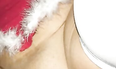 Christmas Party with Santa Claus - Sexy Elf Costume Roleplay