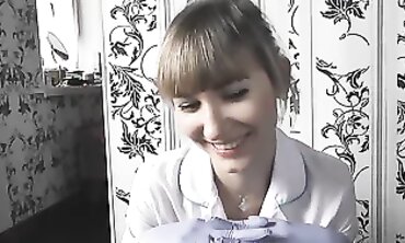 POV MILF Nurse Roleplay with Devilish Footjob and Cumshot