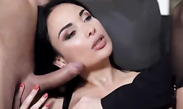 Ex-Wife Anissa Kate in Lingerie Threesome