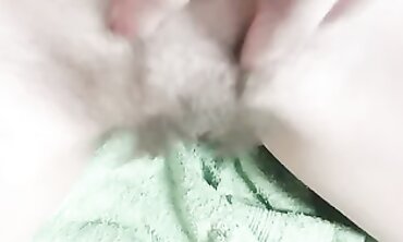 Sasha Grein Shows Off Her Lush Hairy Pussy