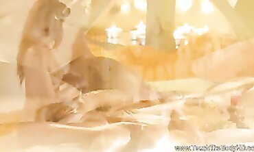Blonde MILF Gets Massaged by Huge Cock