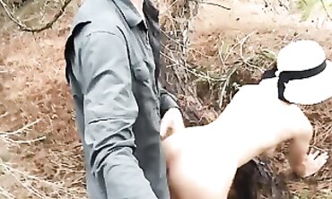Princess and Beauty in Red Dress Outdoor Adventure