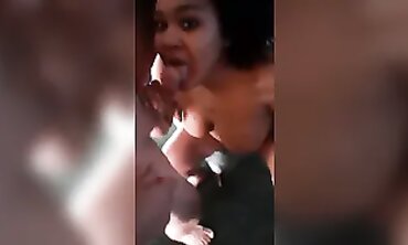 Ebony MILF Katara Rose Takes a Deep Throat Blowjob