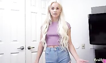 Elsa Jean Sells Her Body for Cash in a Rough POV Session