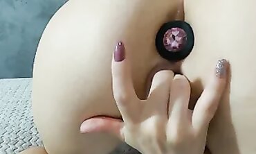 Emily Cole Gets Anal Fingering and Toy Play