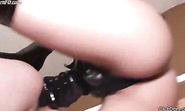 Alexa, Vanessa & Riley in a Wild Threesome with a Fake Dick