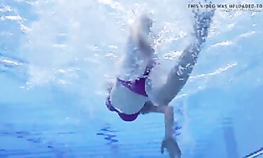 Elena Proklova Spreads Legs Underwater