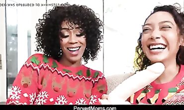Misty Stone and Sarah Lace Enjoy a Holiday Threesome