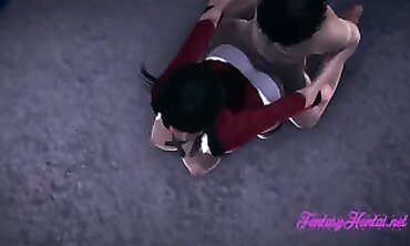 Jabami Gets Pulverized and Creamed in Kakegurui Cosplay