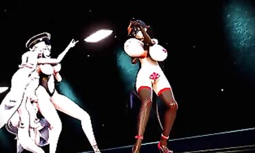 MMD Taiho and Graf Live Concert Orgy