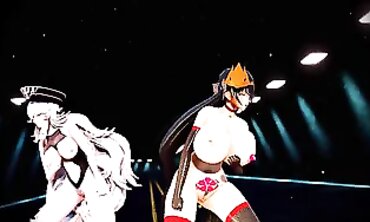 MMD Taiho and Graf Live Concert Orgy