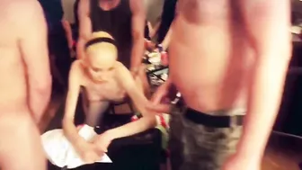 19YO Teens' Wild Sex Party - Group Orgy with Hot Blonde Babe