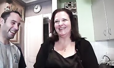 Grandma's Anal Invasion - Mature Milf Fucked by barely legal Stud
