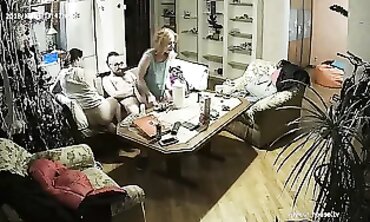 Amateur Threesome Party: Fresh Trio's Wild Home Sex Session