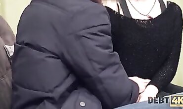 DEBT4k: Fleshy Muff Takes a Huge Boner to Settle Her Debt