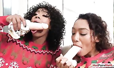 Misty Stone & Sarah Lace: Ebony MILF Threesome